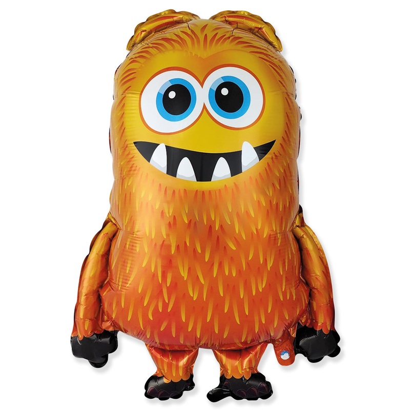 29" Monster Orange Foil Balloon