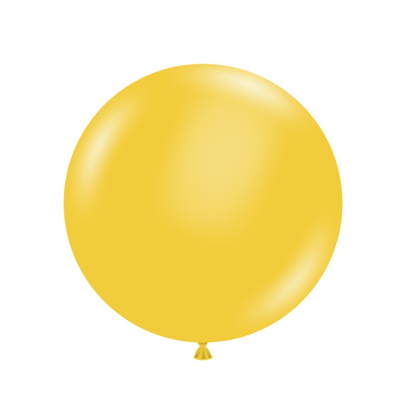 36" Goldenrod Tuftex Latex Balloons Designer Balloons (2 Per Bag)