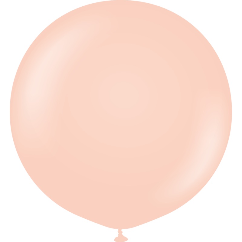 36" Kalisan Latex Balloons Pastel Matte Macaron Salmon (2 Per Bag)