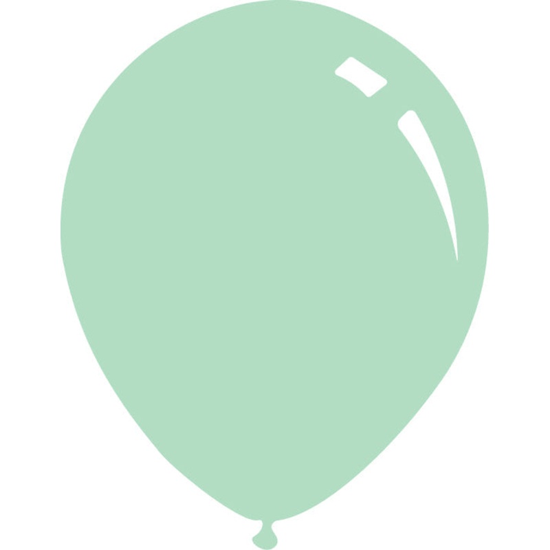 5" Deco Green Tea Decomex Latex Balloons (100 Per Bag)