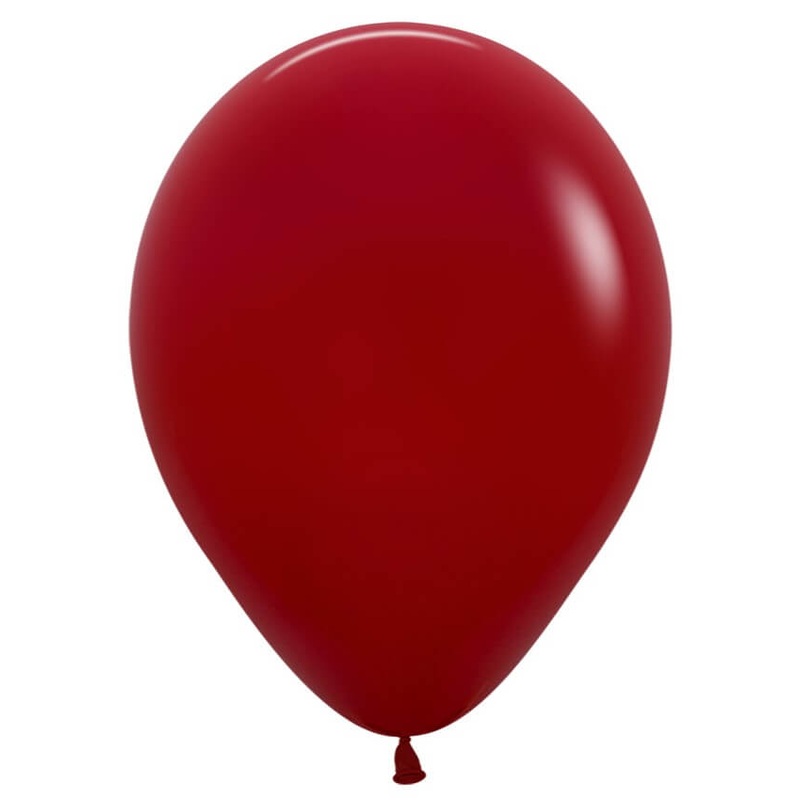 5" Sempertex Latex Balloons (100 Per Bag) Deluxe Imperial Red