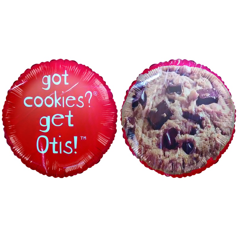 9" Airfill Only Balloon Got Cookies? Get Otis! Red
