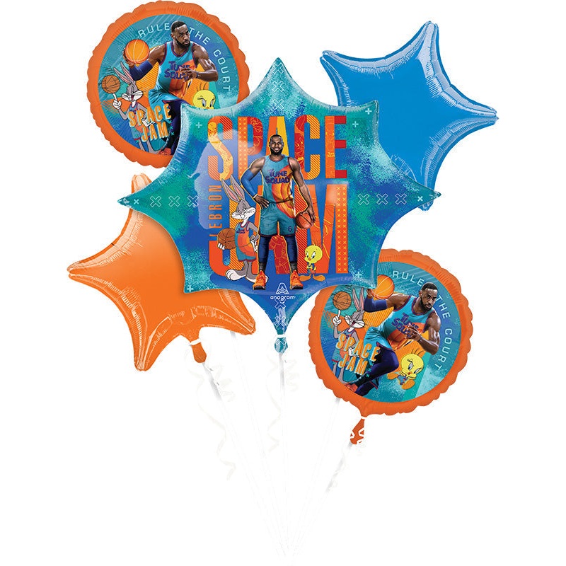 Bouquet Space Jam 2 Foil Balloon