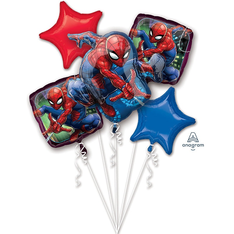 Spider-Man Bouquet Foil Balloon