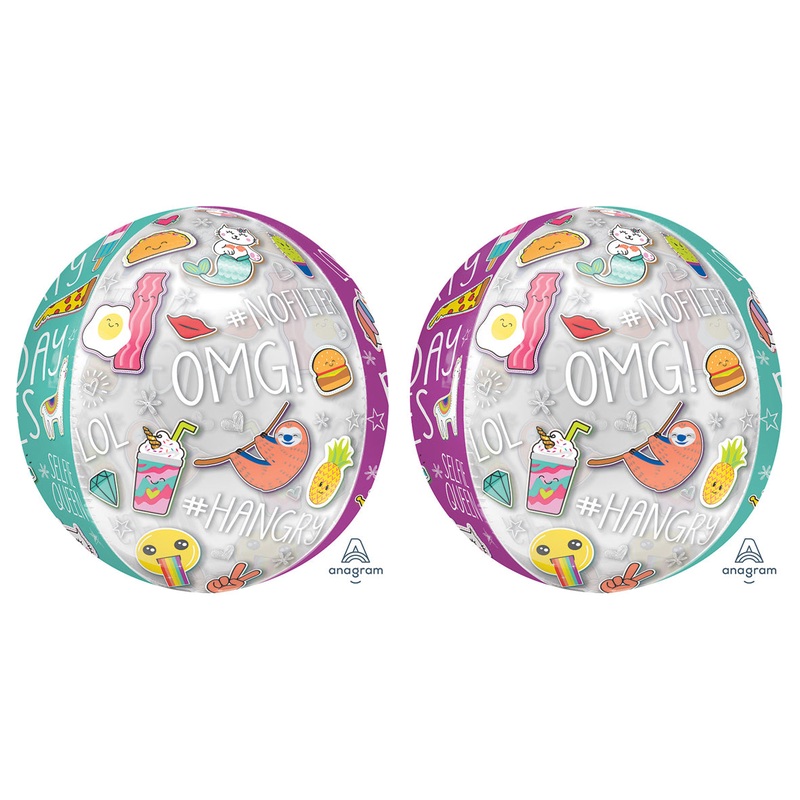 16" Orbz Selfie Celebration Foil Balloon
