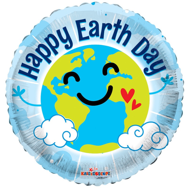 18" Earth Day Foil Balloon