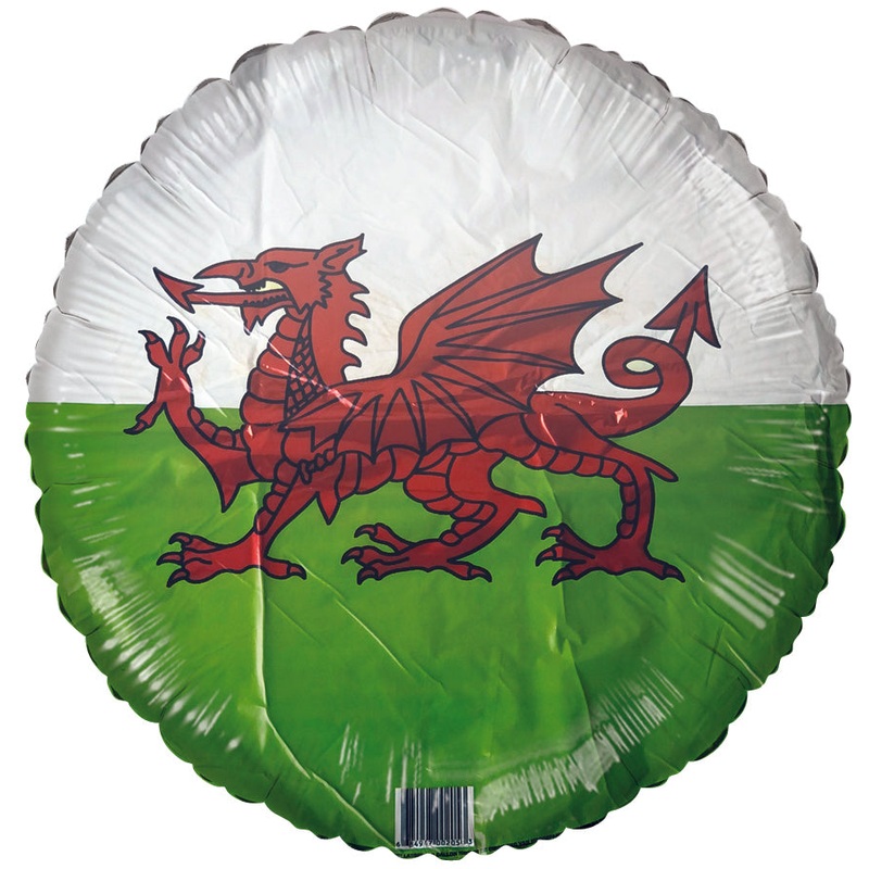 18" Orange Dragon Foil Balloon