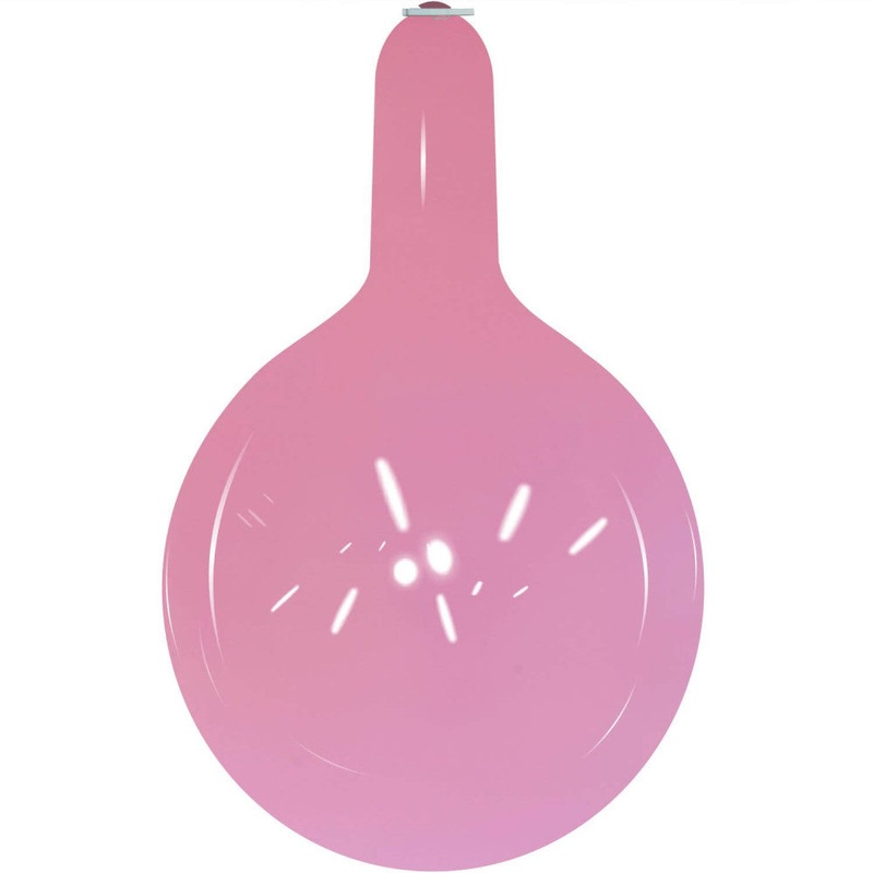 35" Longneck Cattex Brand Standard Pink Latex Balloons