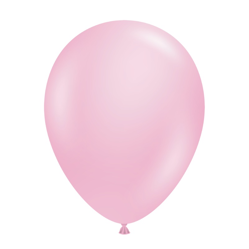 5" Shimmering Pink Tuftex Pearl/Metallic Latex Balloons (50 Per Bag)
