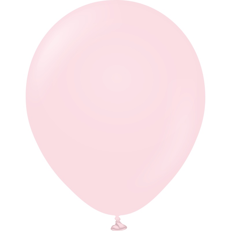 12" Kalisan Latex Balloons Standard Light Pink (50 Per Bag)