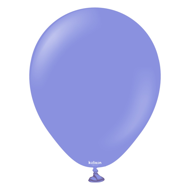 12" Kalisan Latex Balloons Standard Periwinkle (50 Per Bag)
