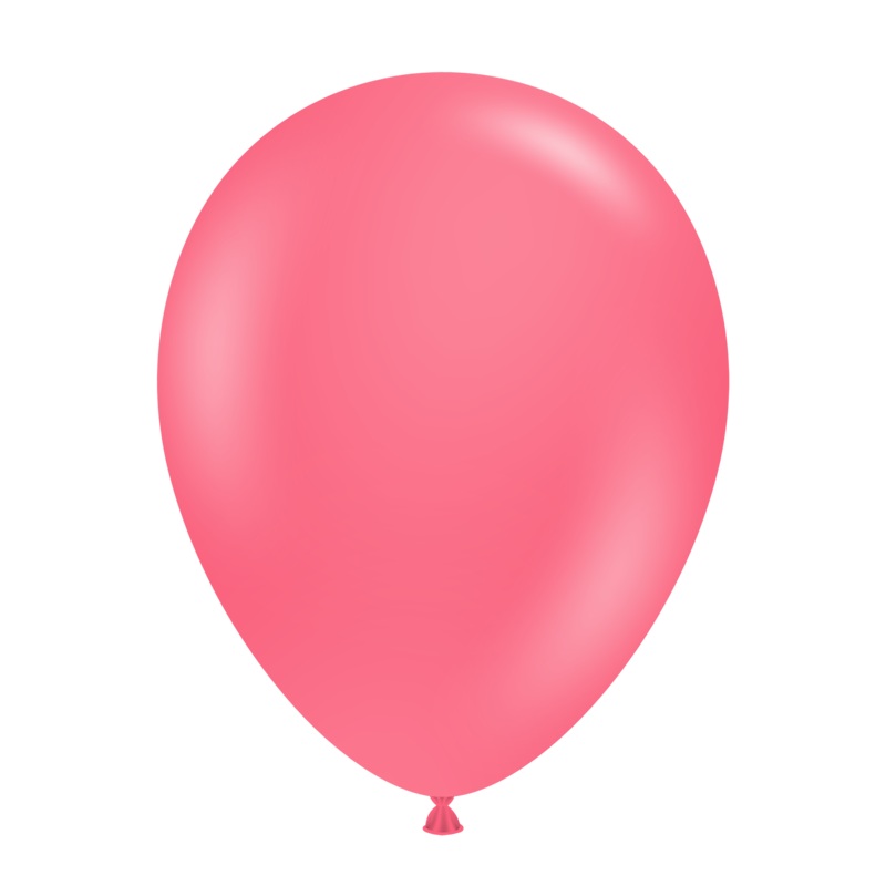17" Tuftex Latex Balloons Designer Balloons (50 Per Bag) Taffy Pink