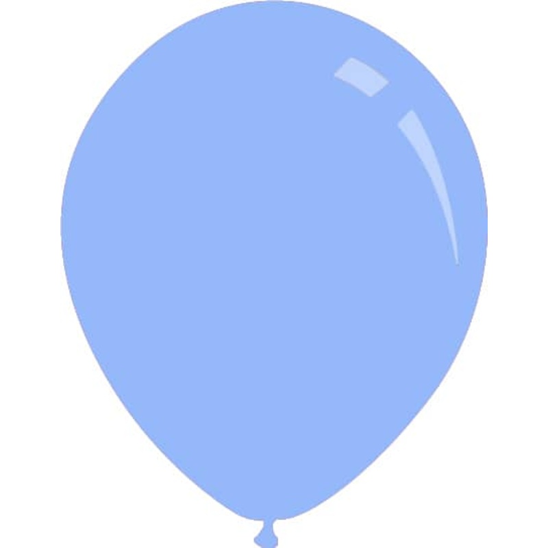 18" Deco Baby Blue Decomex Latex Balloons (25 Per Bag)