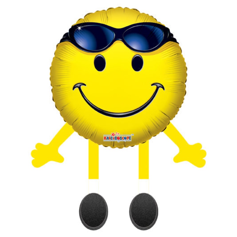 18" Little Friend With Glasses Foil Balloon