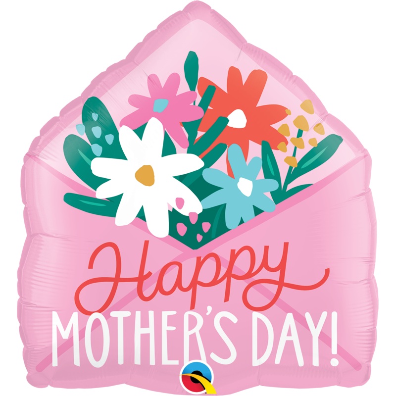 21" Shape Mother's Day Envelope Foil Balloon