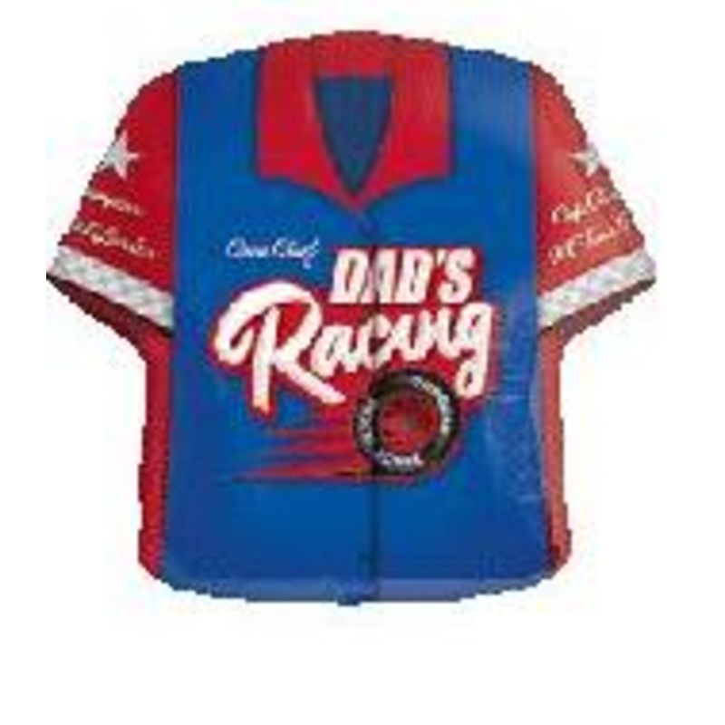 24" Dad's Racing Shirt Balloon