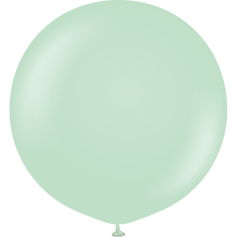 24" Kalisan Latex Balloons Pastel Matte Macaron Green (5 Per Bag)