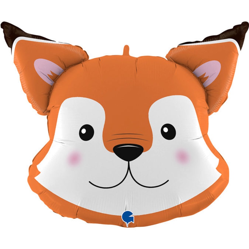 30" Fox Head Foil Balloon