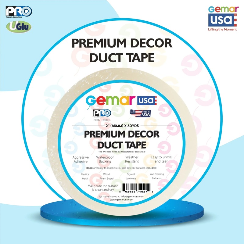 Premium Decor Duct Tape White (Made By ProTape)