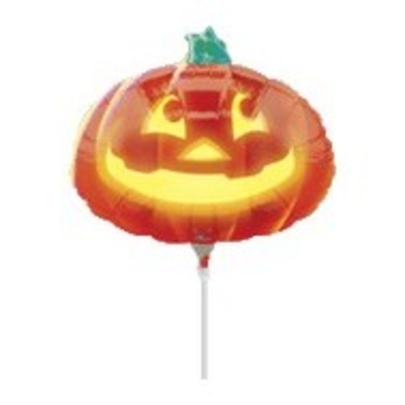 14" Airfill Only Jackolantern Pumpkin Balloon