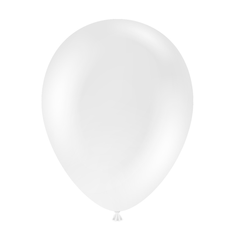 17" Crystal/Jewel Clear Tuftex Latex Balloons (50 Per Bag)