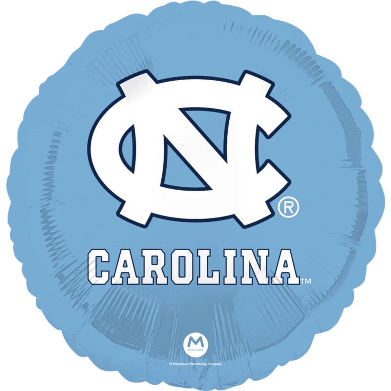 18" Collegiate University of North Carolina Foil Balloon