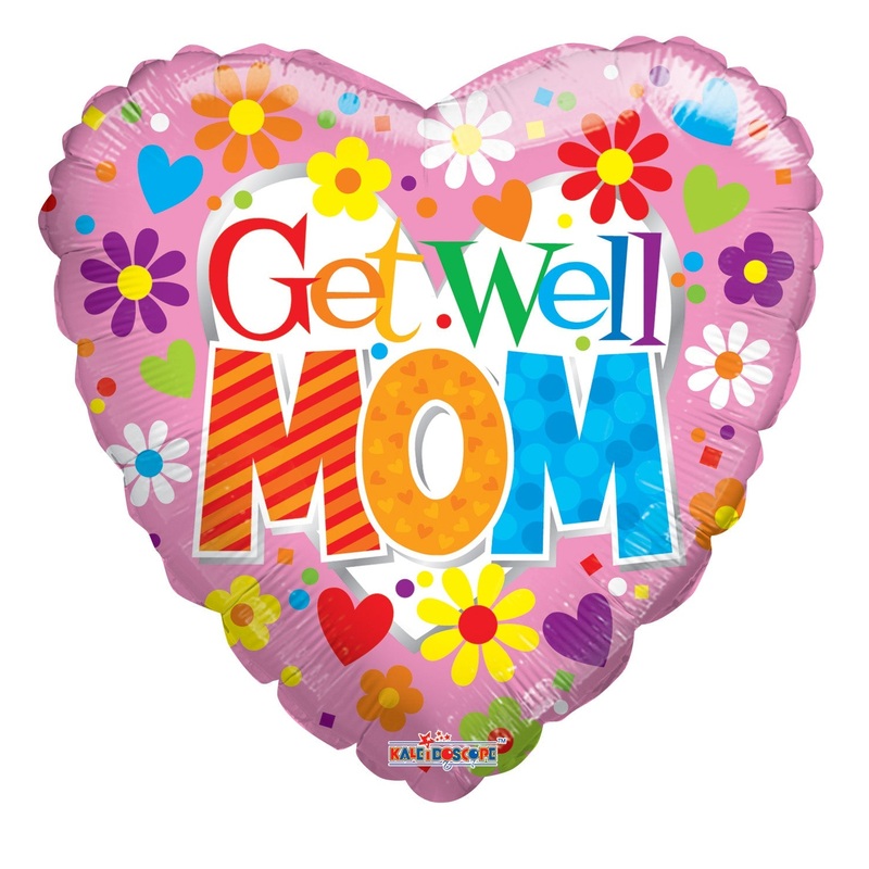 18" Get Well Mom Balloon