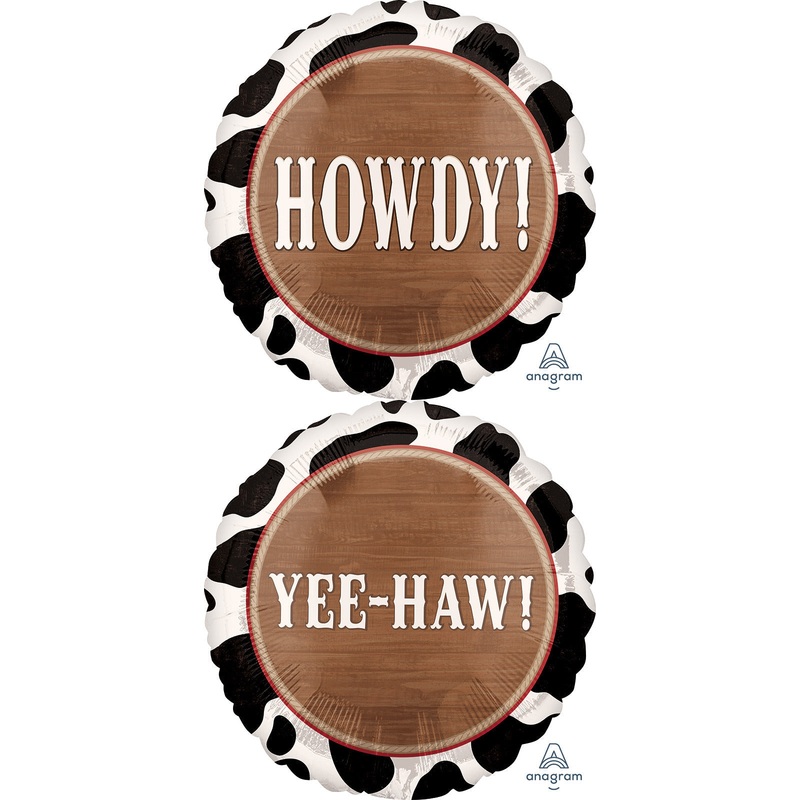 18" Yeehaw Foil Balloon