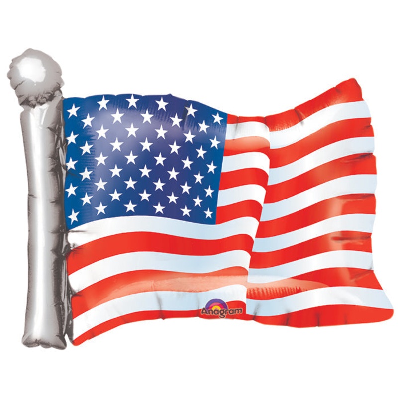 27" Jumbo American Flag Balloon
