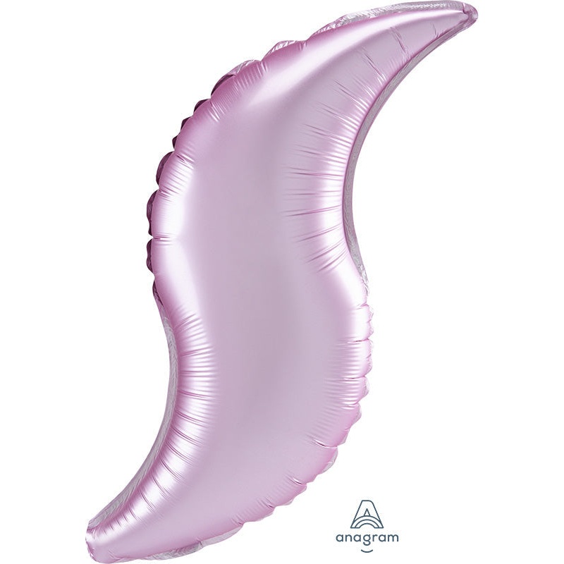 28" Pastel Pink Satin Curve Foil Balloon