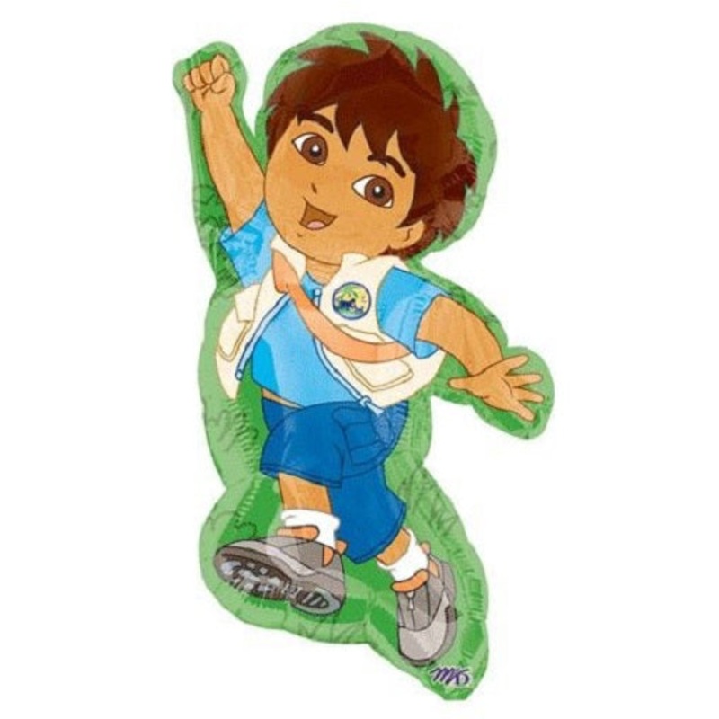 (Airfill Only) Go Diego Go Balloon Character