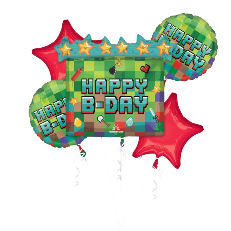 Bouquet TNT Pixel Party Balloon