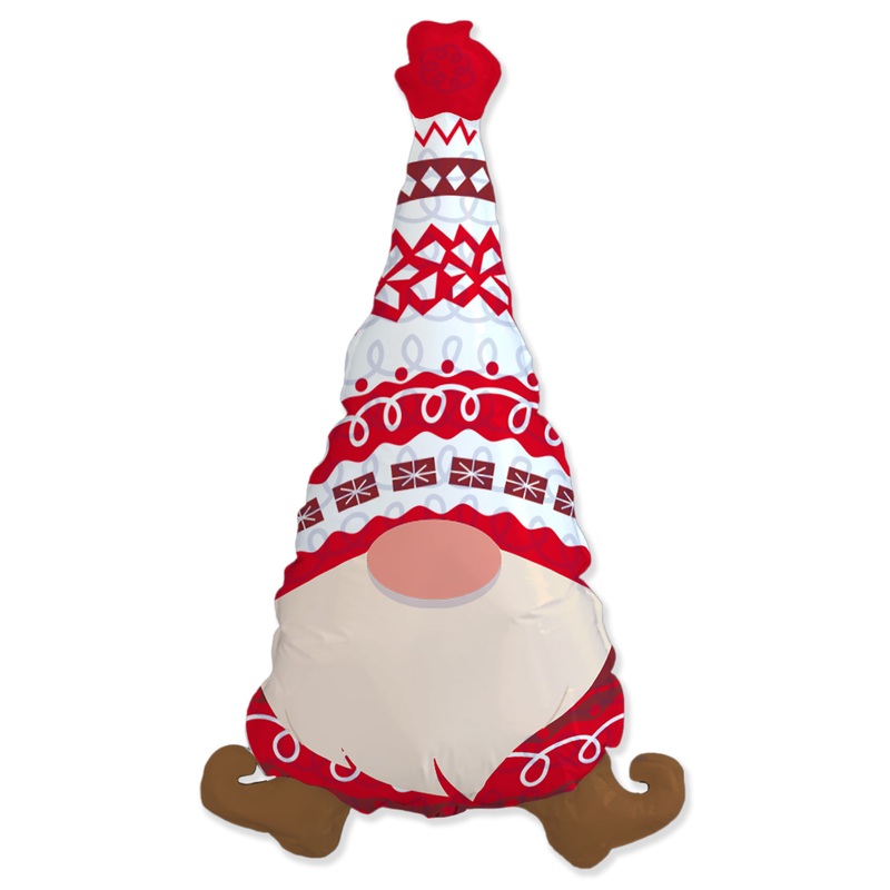 15" Airfill Only Gnome Foil Balloon