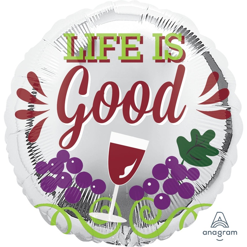 18" Life Is Good Balloon