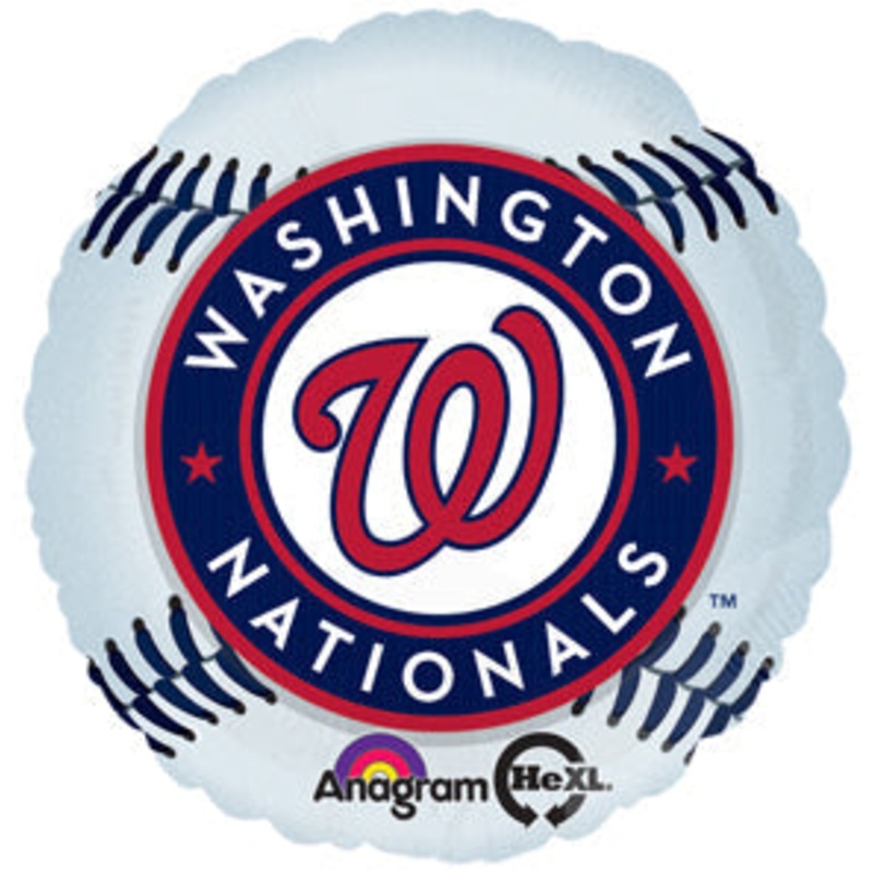 18" MLB Washington Nationals Baseball Balloon