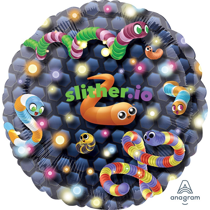 32" Jumbo Panoramic Slither.io Foil Balloon