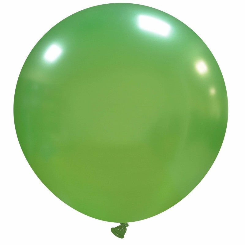 36" Cattex Brand Premium Metal Light Green Latex Balloons