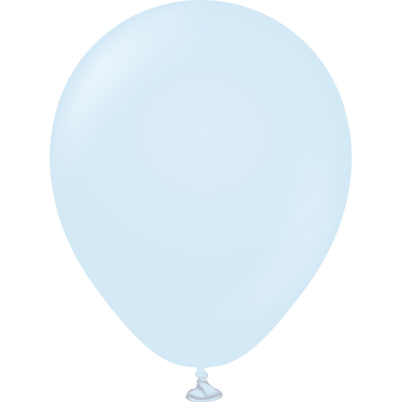 5" Kalisan Latex Balloons Pastel Matte Macaron Baby Blue - XL SuperSize Bag Count (1000 Per Bag)