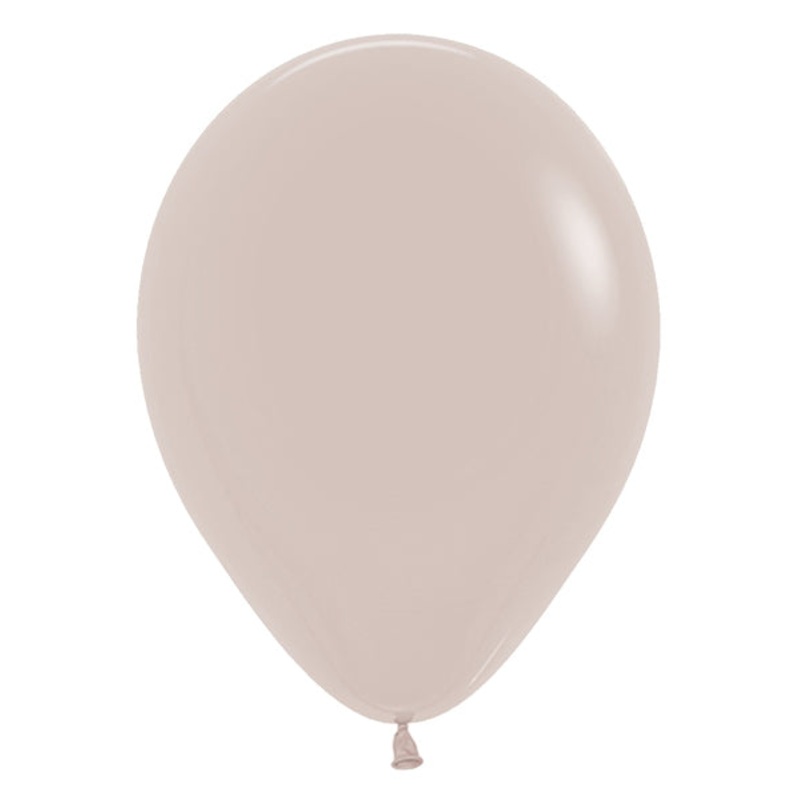 5" Latex Deluxe White Sand Latex Balloons (100 Per Bag)