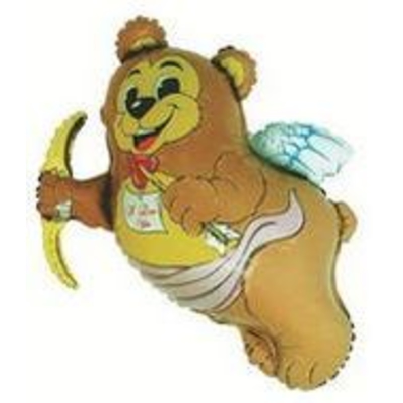 Airfill Only Balloon CUPID BEAR MINI