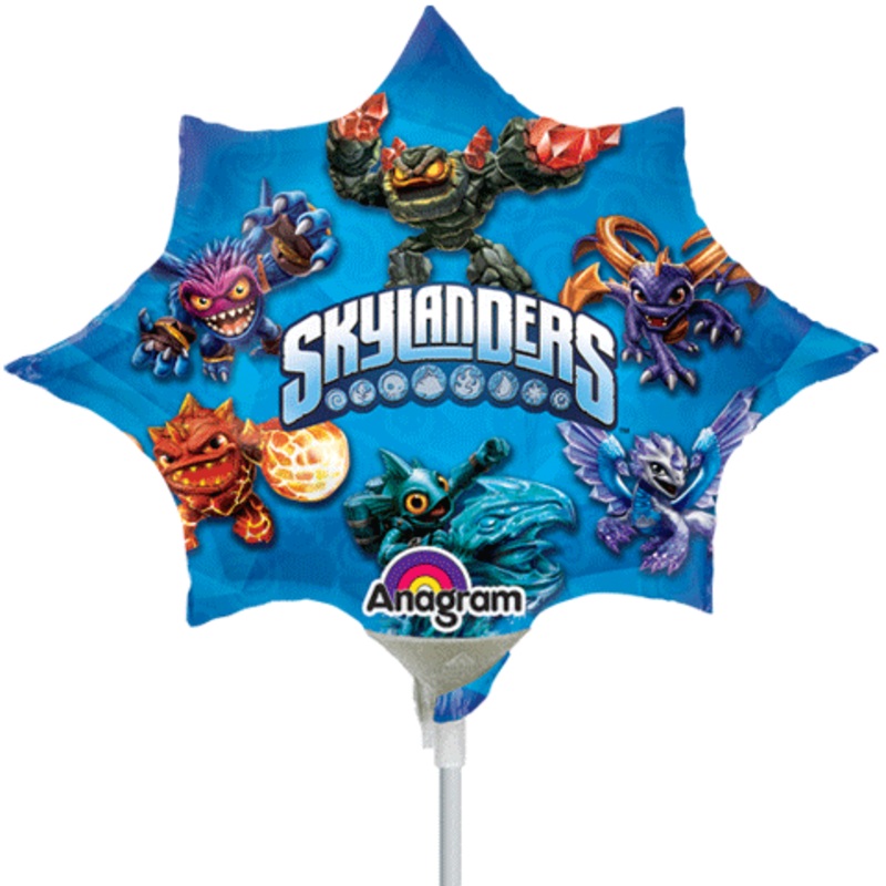 Airfill Only Mini Shape Skylanders Balloon
