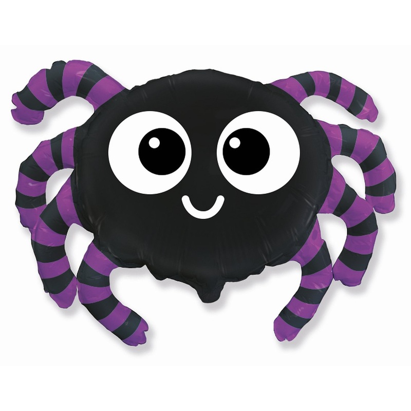 12" Airfill Only Spider Mini Foil Balloon