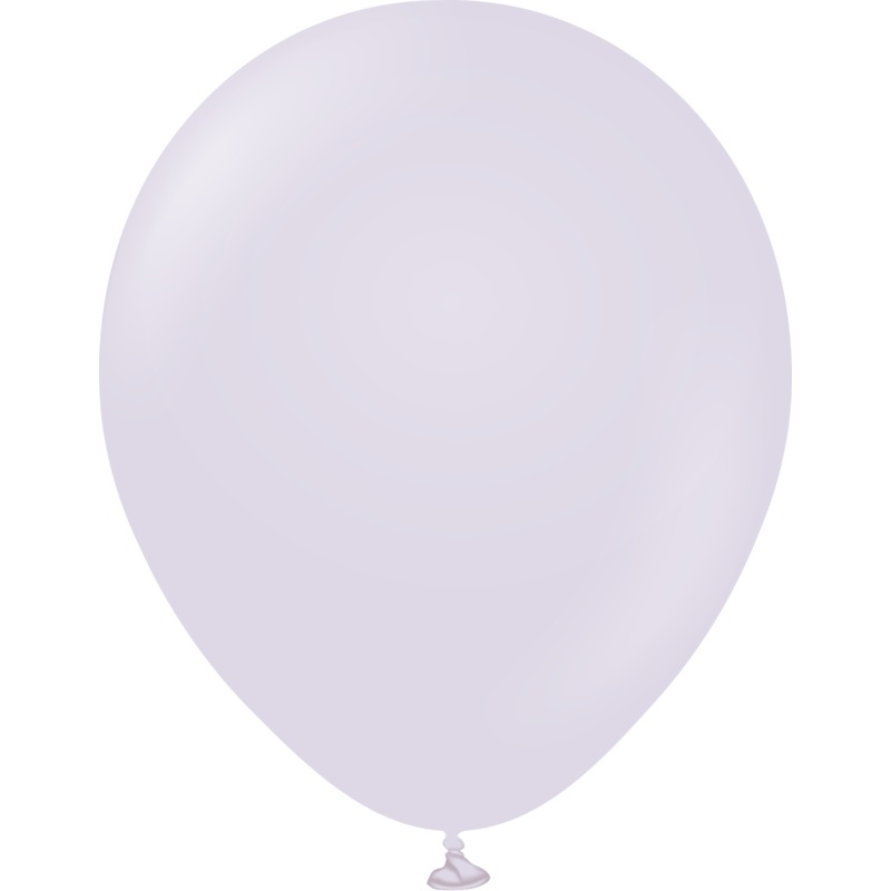 12" Kalisan Latex Balloons Pastel Matte Macaron Lavender/Lilac (50 Per Bag)
