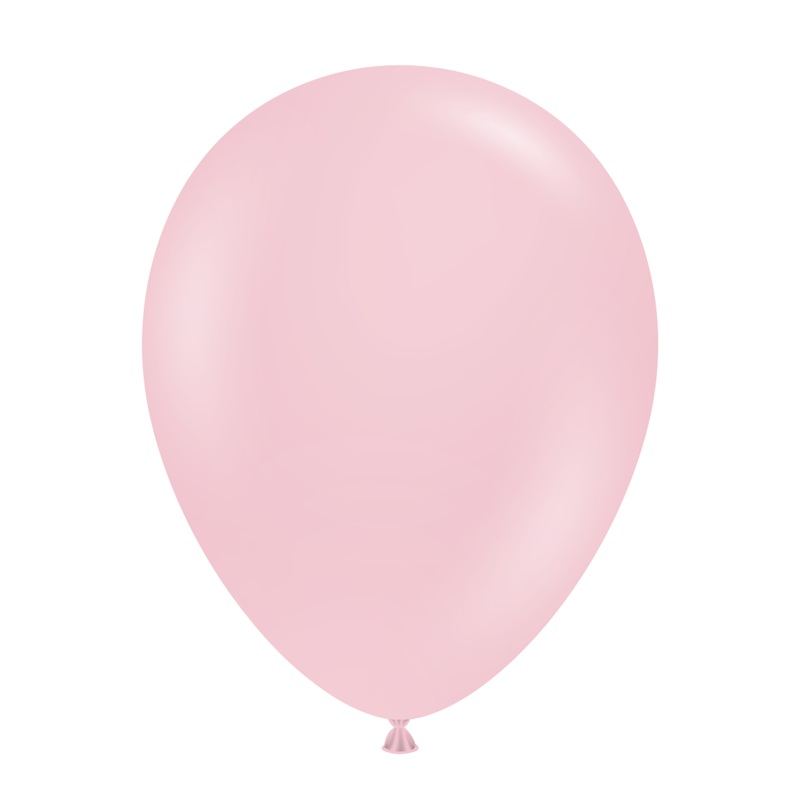 17" Romey Pearl Pink Tuftex Latex Balloons Designer Balloons (25 Per Bag)