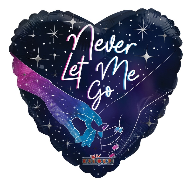 18" Never Let Me Go Foil Balloon