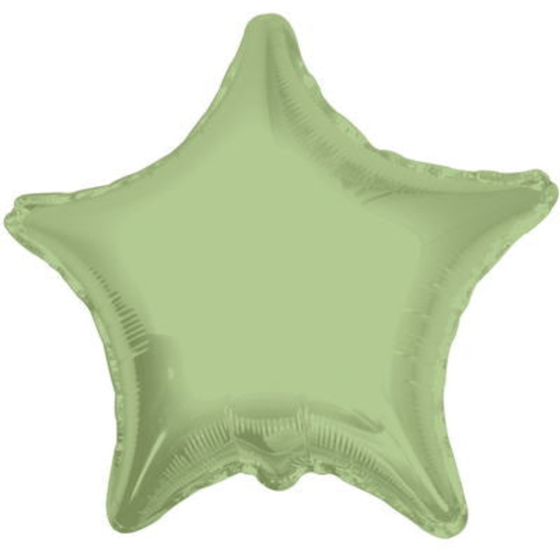 22" Olive Green Star Brand Convergram Balloon