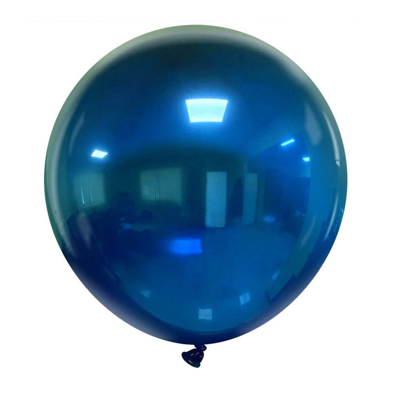 24" Cattex Brand Premium Brand Blue Crystal Balloons