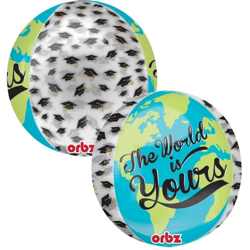 16" Orbz The World is Yours Balloon