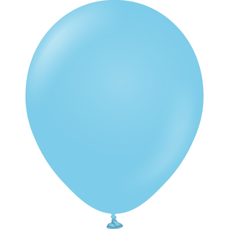 18" Kalisan Latex Balloons Standard Baby Blue (25 Per Bag)