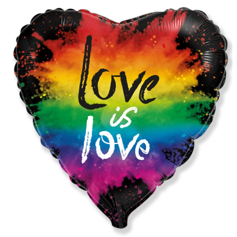 18" Love is Love Foil Balloon